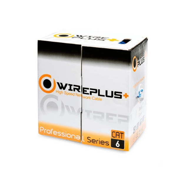 Bobina 100 metros Cable UTP Cat6 Planta Interna 70% Cobre - WIREPLUS - imagen 1 de 4