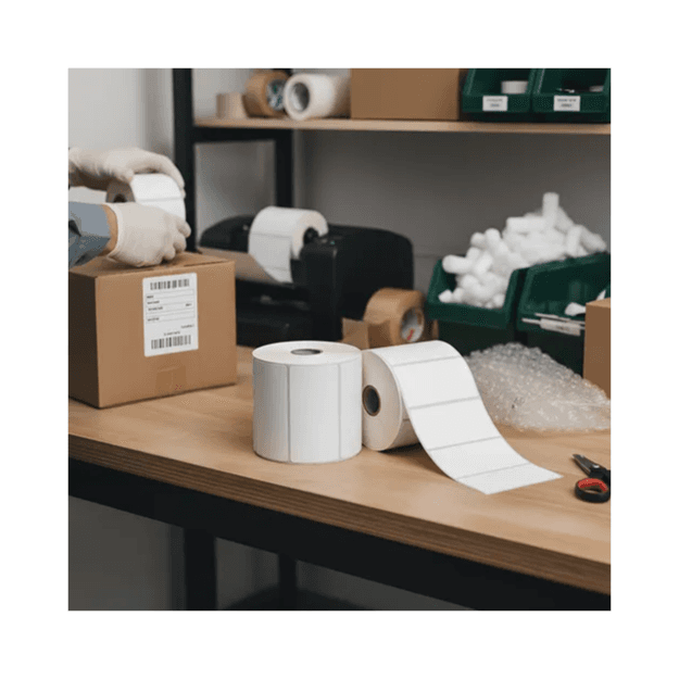 Rollo 900 Etiquetas DT 101,6*76,2 mm (4"*3" EXACTAS) CORE 1 (Fabricacion Nacional) - Image 4