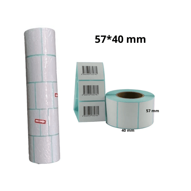 Pack 05 Rollos 500 Etiquetas 57*40 mm DT - imagen 1 de 4