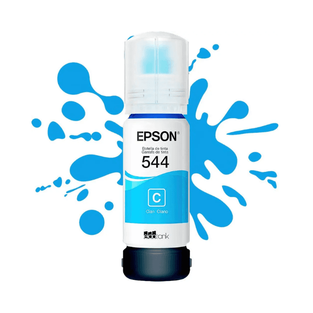 Tinta EPSON T544 - AZUL ORIGINAL - Image 1