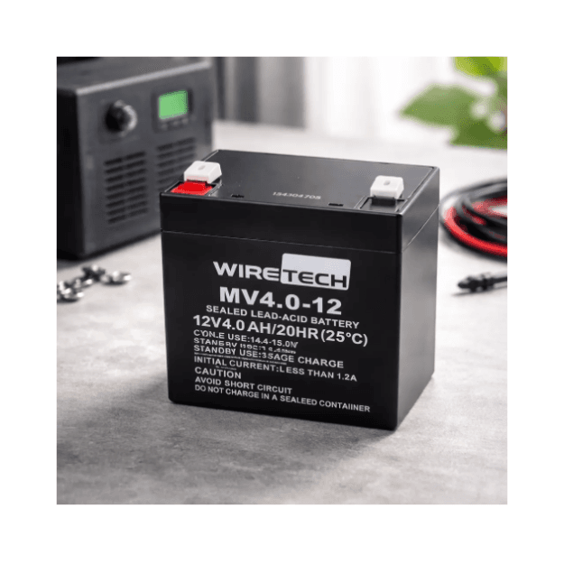 Baterias 12v4ah - WIRETECH - imagen 2 de 4