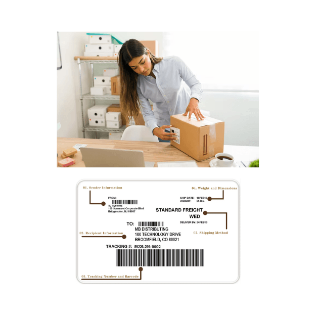 Rollo 600 Etiquetas 4*3" (100*70 mm) DT - imagen 2 de 4