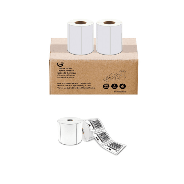 Rollo 1000 Etiquetas DT 101,6*76,2 mm (4"*3" EXACTOS) CORE 1 (Fabricacion Nacional) - imagen 5 de 5