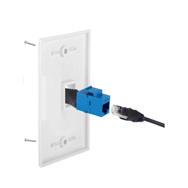 Coupler Cat5e Azul - QNet - imagen 2 de 3