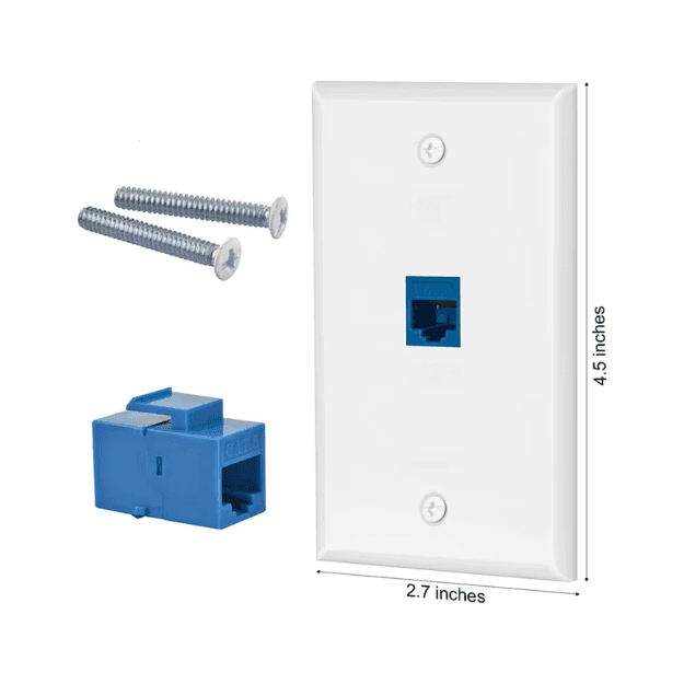 Coupler Cat6 Azul - QNet - imagen 3 de 3