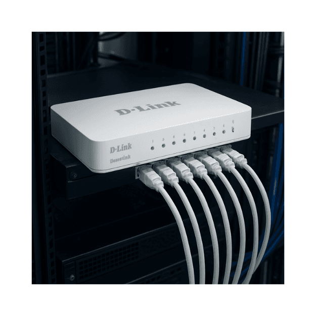 SWITCH 08 puertos GIGABIT DGS1008A - DLINK - imagen 4 de 5