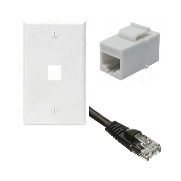 Coupler Cat6 blanco - QNet - imagen 3 de 3