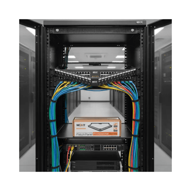 PATCH PANEL MODULAR ANGULAR 24P 1U (AW192NXT12) - NEXXT - Image 5