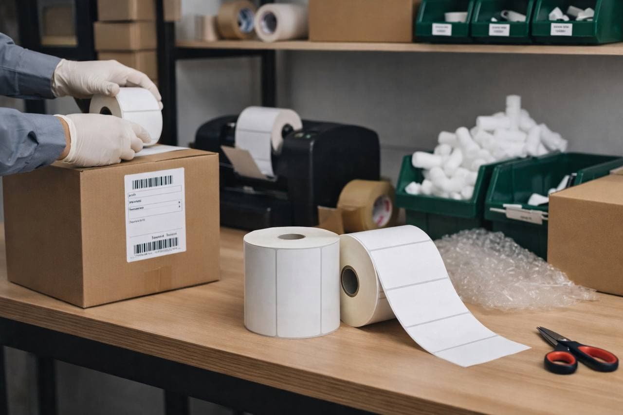 Caja 12 Rollos 600 Etiquetas 4*3" (100*70 mm) DT - imagen 4 de 4