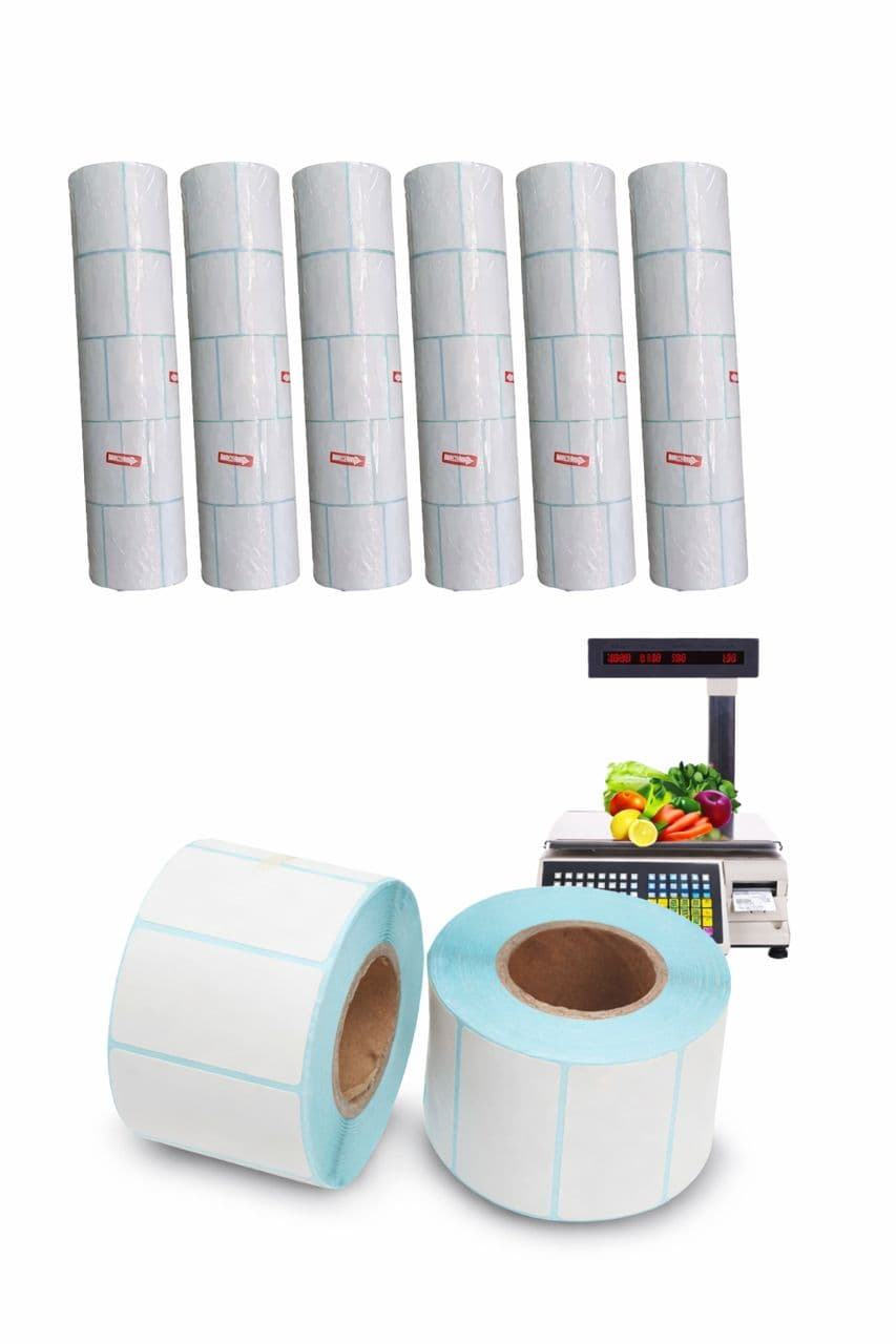 Caja 25 rollos 500 Etiquetas DT 57*40 mm - imagen 1 de 5