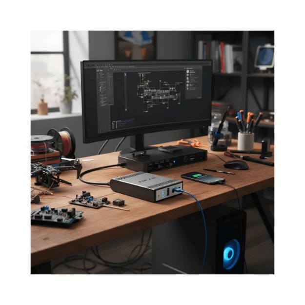 MINI UPS DC-140USB 14W 5V USB + 9V & 12V - FORZA - imagen 4 de 5