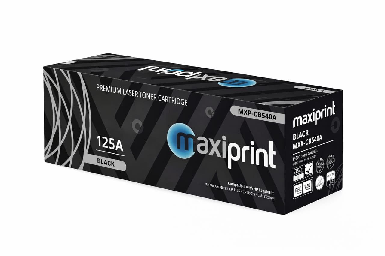 Toner Maxiprint Compatible con HP CB540A CE320A CF210A Canon CRG116 CRG131 negro - imagen 1 de 5