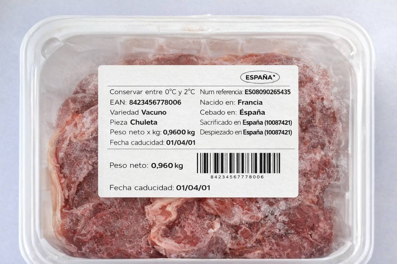 Caja 25 rollos 500 Etiquetas DT 57*40 mm - imagen 4 de 5